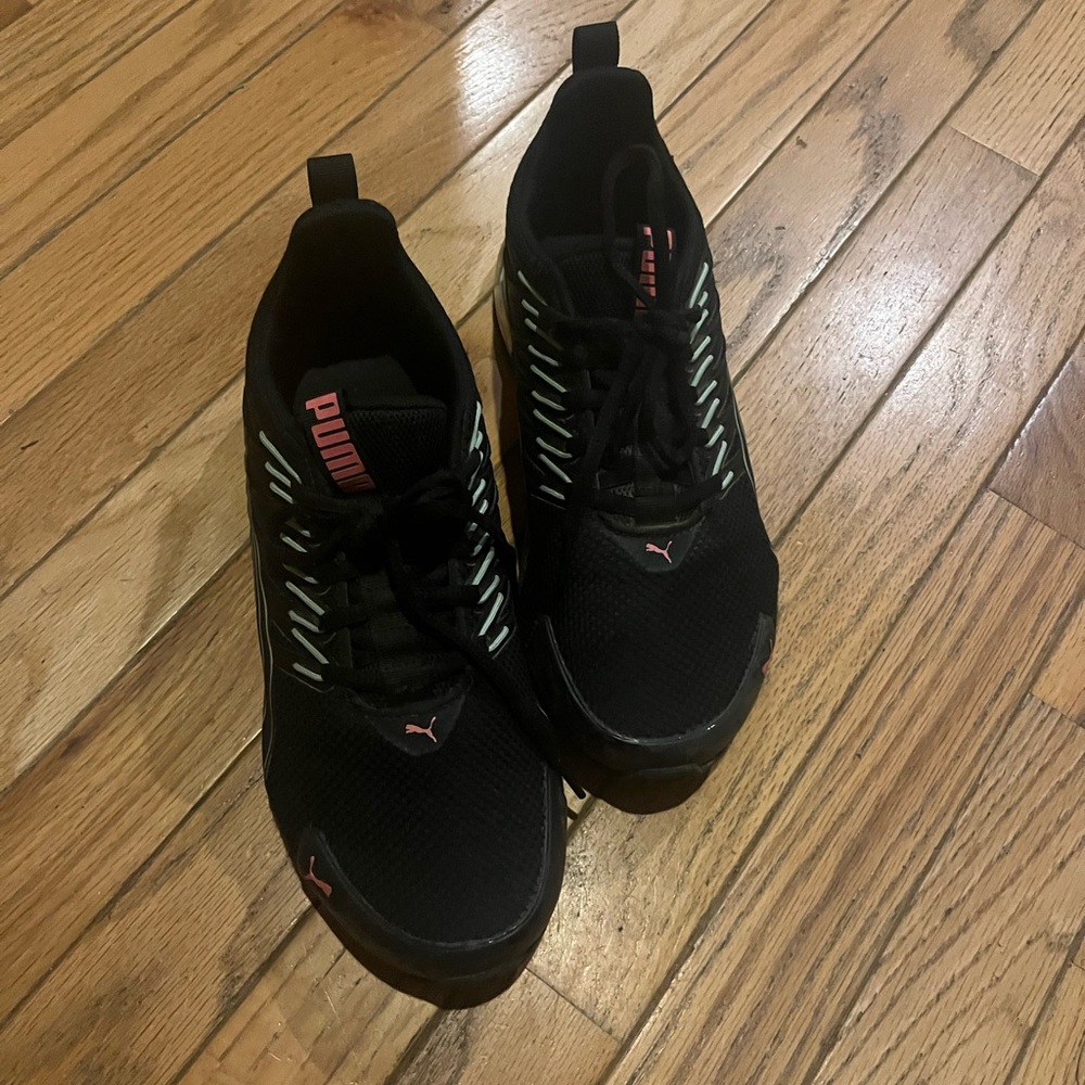 Puma Cell Black and Pink Sneakers
